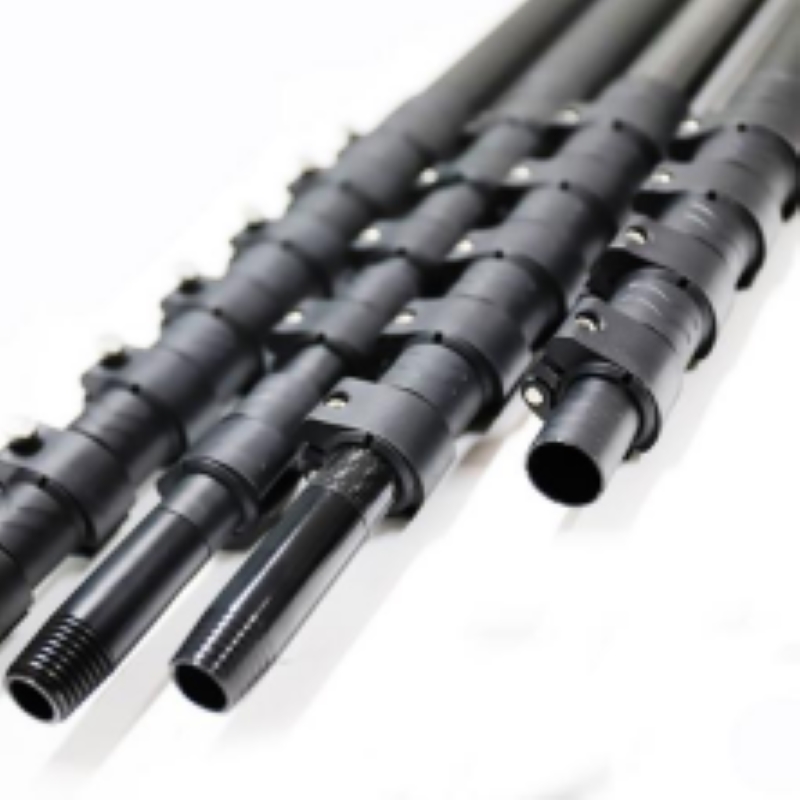 25ft 5 Segments Telescopic Carbon Fibre Window Cleaning Poles