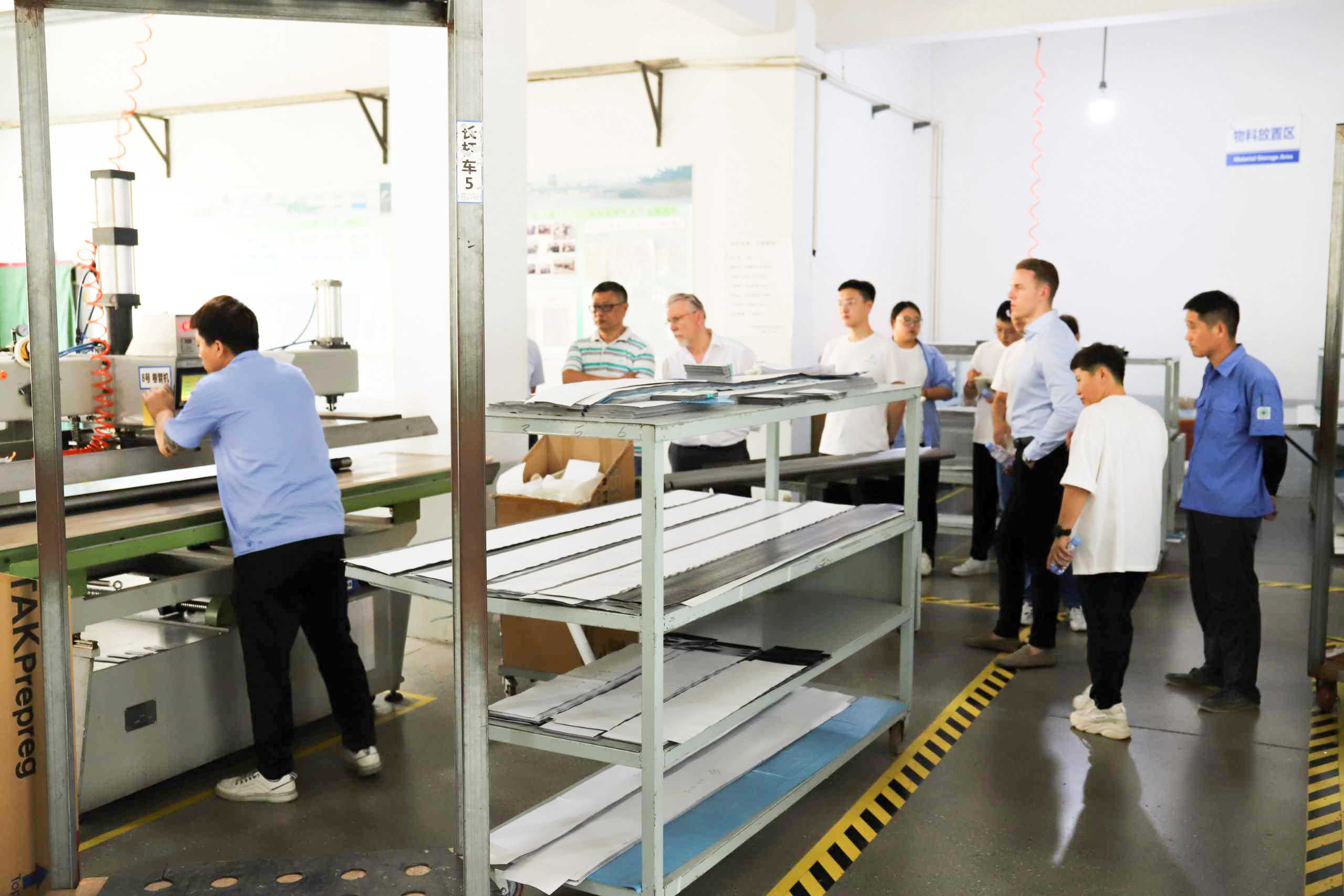 長年のドイツ人パートナーが中国工場を訪問、業務関係強化へ