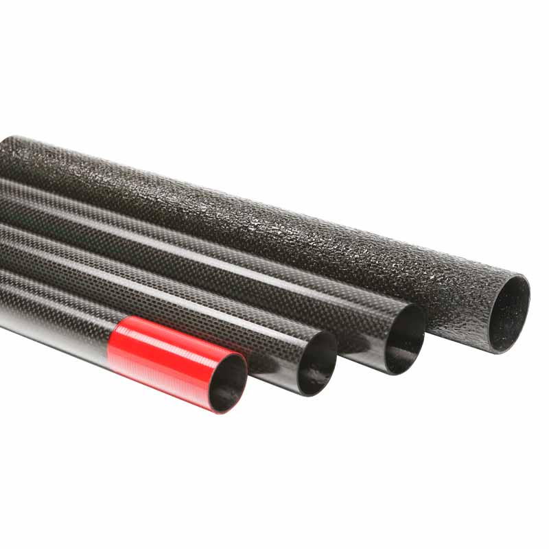 3K clear coating carbon fiber tube